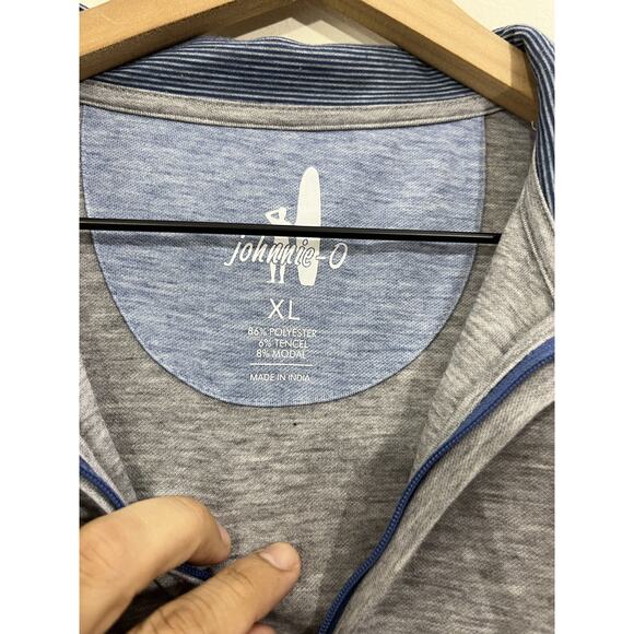 Johnnie-O Sweatshirt XL Randall Preppy Performance Athleisure Golf Normcore Zip - Picture 6 of 12